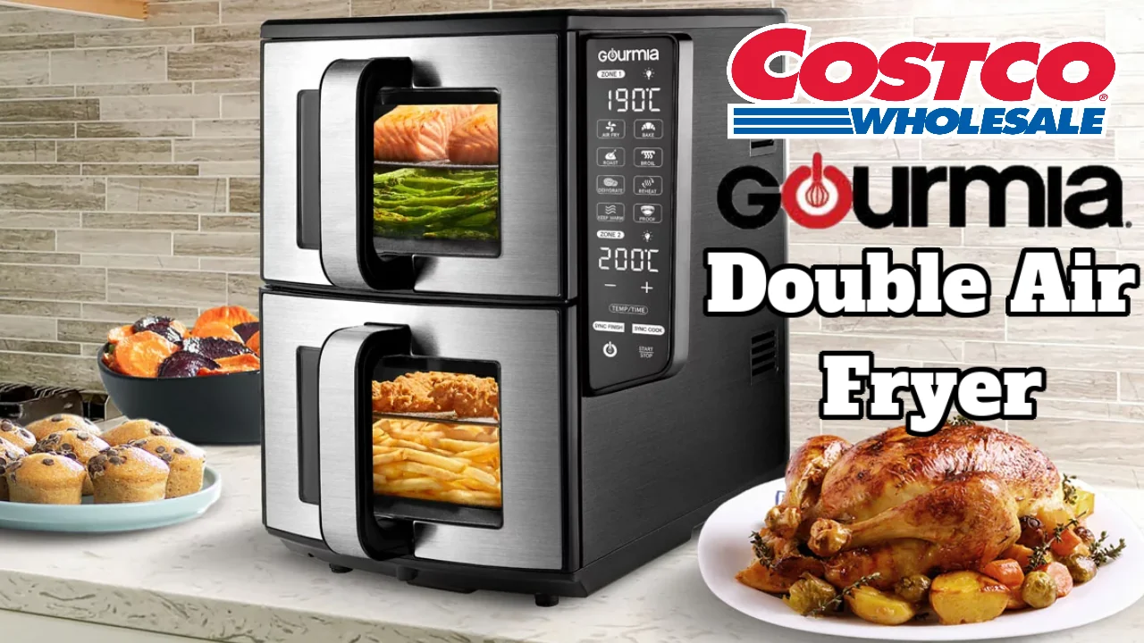 Gourmia Double Air Fryer video thumbnail
