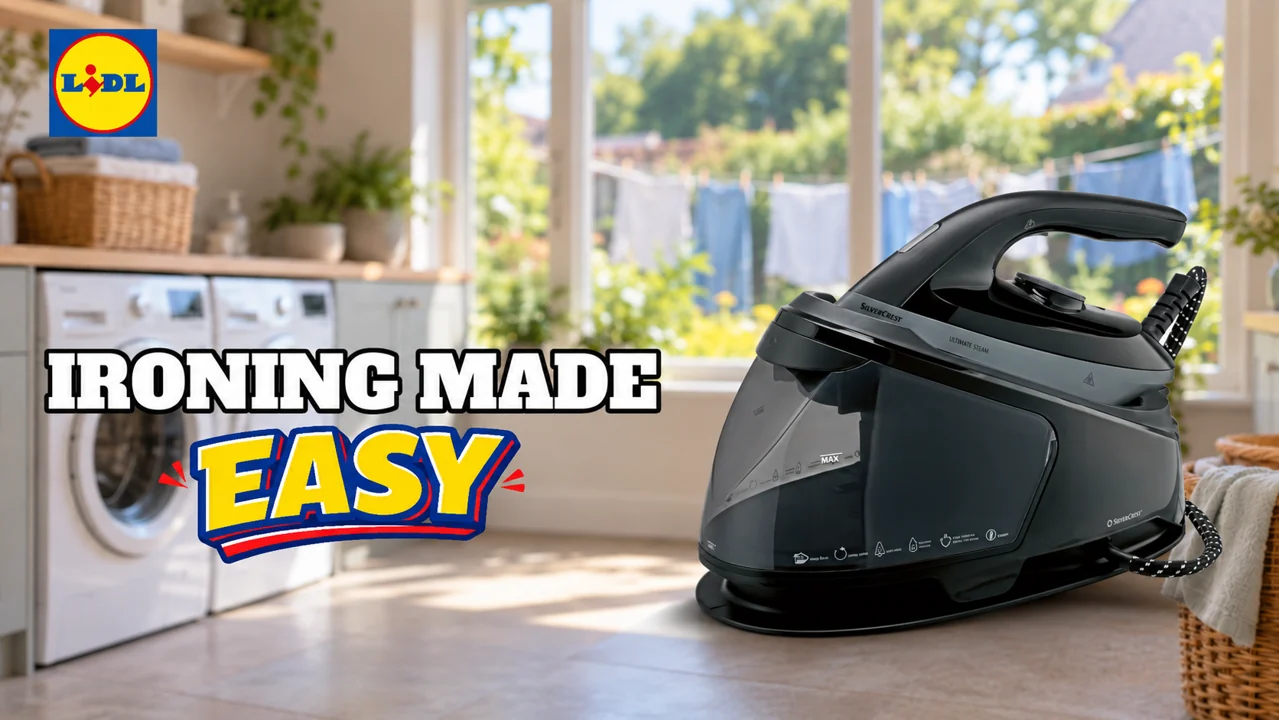 SilverCrest Steam Generator Iron video thumbnail